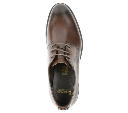Pantofi eleganti, barbati, ELDEMAS, TKH3365 maro, piele naturala